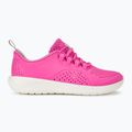 Scarpe Crocs LiteRide Pacer rosa elettrico/bianco per bambini 2