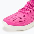 Scarpe Crocs LiteRide Pacer rosa elettrico/bianco per bambini 7