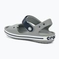 Crocs Crockband Bambini Sandalo grigio chiaro/navy 3