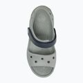 Crocs Crockband Bambini Sandalo grigio chiaro/navy 5