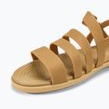 Sandali Crocs Tulum da donna oro scuro 7