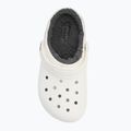 Crocs Classic Clog foderato Bambini Ciabatte bianco/grigio 6