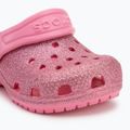 Crocs Classic Glitter Clog Toddler infradito rosa lrmonade 8