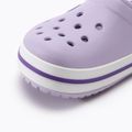 Ciabatte Crocs Crocband Clog per bambini lavanda/neon 8