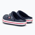 Infradito Crocs Crocband Clog per bambini, navy/rosso 4