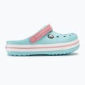 Infradito Crocs Crocband Clog blu ghiaccio/bianco per bambini 3