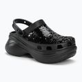 Crocs Classic Bae Sequin nero/multi infradito da donna 2