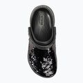 Crocs Classic Bae Sequin nero/multi infradito da donna 8