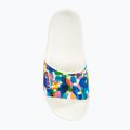 Ciabatte Crocs Classic Crocs Bubble Block Slide bianco/multi 5