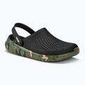 Crocs LiteRide Printed Camo Clog nero/multi Ciabatte