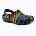 Crocs Classic Seasonal Donna Ciabatte zebrate con stampa arcobaleno 2