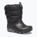 Stivali da neve Crocs Classic Neo Puff per bambini, nero 8