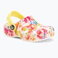 Crocs Classic Tie-Dye Graphic Clog T arancio zing/multi infradito per bambini 2