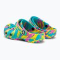 Crocs Classic Marbled Clog K digital aqua/multi infradito per bambini 4