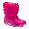 Crocs Classic Neo Puff rosa confetto stivali da neve junior