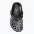 Crocs Classic Glitter Clog nero infradito per bambini 6