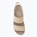 Sandali Crocs Brooklyn Met Low Wedge in metallo champagne per donna 6