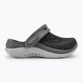 Crocs LiteRide 360 nero/grigio ardesia infradito per bambini 3