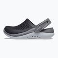 Crocs LiteRide 360 nero/grigio ardesia infradito per bambini 11