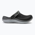 Crocs LiteRide 360 Clog Infradito per bambini nero/grigio ardesia 3