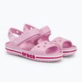 Crocs Bayaband Sandal K ballerina rosa/rosa caramella sandali per bambini 4