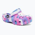 Crocs Classic Marbled Clog T bianco/rosa infradito per bambini