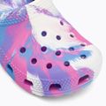 Crocs Classic Marbled Clog T bianco/rosa infradito per bambini 8