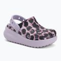 Crocs Cls Animal Cutie Clog Bambini infradito leopardati 2
