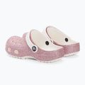 Crocs Classic Glitter Clog bianco/arcobaleno infradito per bambini 5