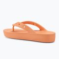 Infradito Crocs Classic Platform papaya da donna 3