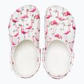 Crocs Classic Pool Party Clog K bianco/flamingo infradito per bambini 13