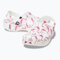 Crocs Classic Pool Party Clog K bianco/flamingo infradito per bambini 16