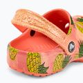 Crocs Classic Pool Party Clog K papaya infradito per bambini 10