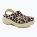Infradito Crocs Classic Platform Animal Remix donna osso/leopardo 2
