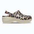 Infradito Crocs Classic Platform Animal Remix donna osso/leopardo 10