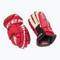 Guanti da hockey CCM JetSpeed FT4 Pro SR rosso/bianco