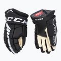 Guanti da hockey CCM JetSpeed FT4 SR nero/bianco 2