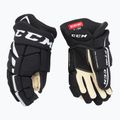 Guanti da hockey CCM FT485 SR nero/bianco 2