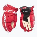 Guanti da hockey CCM per bambini JetSpeed FT4 JR rosso/bianco 2