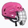 Casco da hockey junior CCM Tacks 70 Combo JR pink 2
