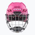 Casco da hockey per bambini CCM Tacks 70 Combo rosa 2