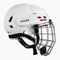 Casco da hockey junior CCM Tacks 70 Combo bianco 4