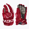 Guanti da hockey CCM Tacks AS-V SR rosso/bianco
