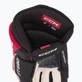 Guanti da hockey CCM JetSpeed FT680 SR nero/rosso/bianco 4