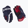 Guanti da hockey junior CCM Next JR navy/white 2