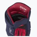 Guanti da hockey per bambini CCM Next YTH bianco/marino 4