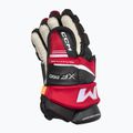 Guanti da hockey CCM Tacks XF Pro SR nero/rosso/bianco 3