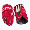 Guanti da hockey CCM Tacks XF SR rosso/bianco 2