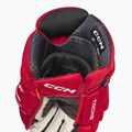 Guanti da hockey CCM Tacks XF SR rosso/bianco 4