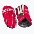 Guanti da hockey CCM Tacks XF80 SR rosso/bianco 2